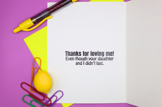 From Your Ex Son In Law...