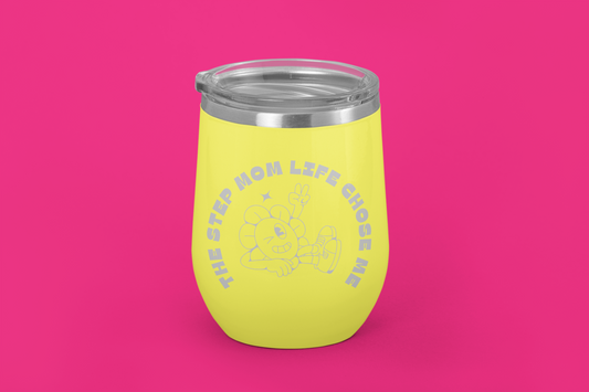 The Step Mom Life Chose Me | Laser Engraved Tumbler