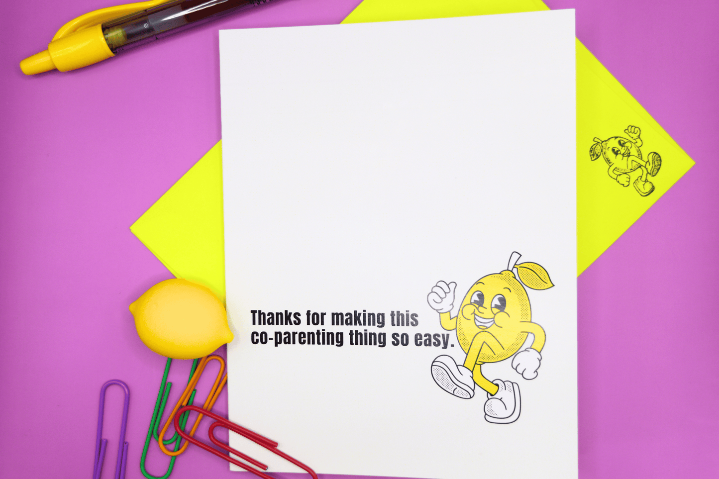 Thanks For Making This Co-Parenting Thing Easy...