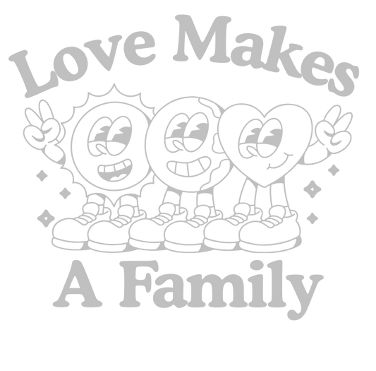 Love Makes A Family | Laser Engraved Tumbler